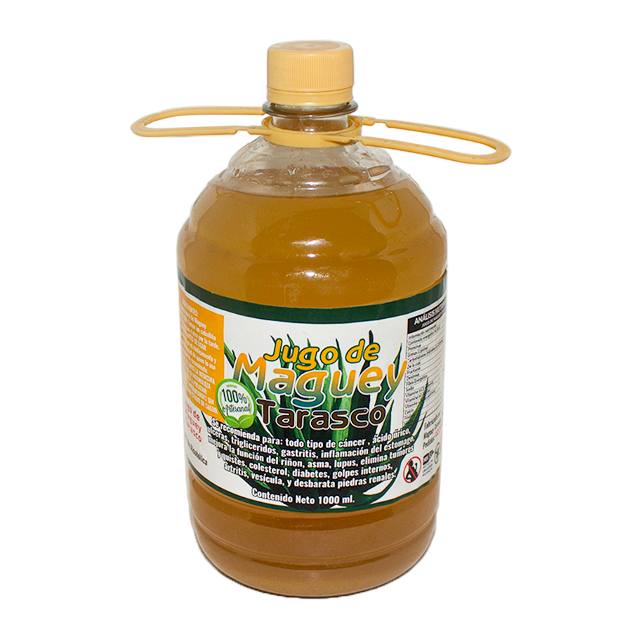 Jugo Maguey Natural; 1Lt, El Tarasco.