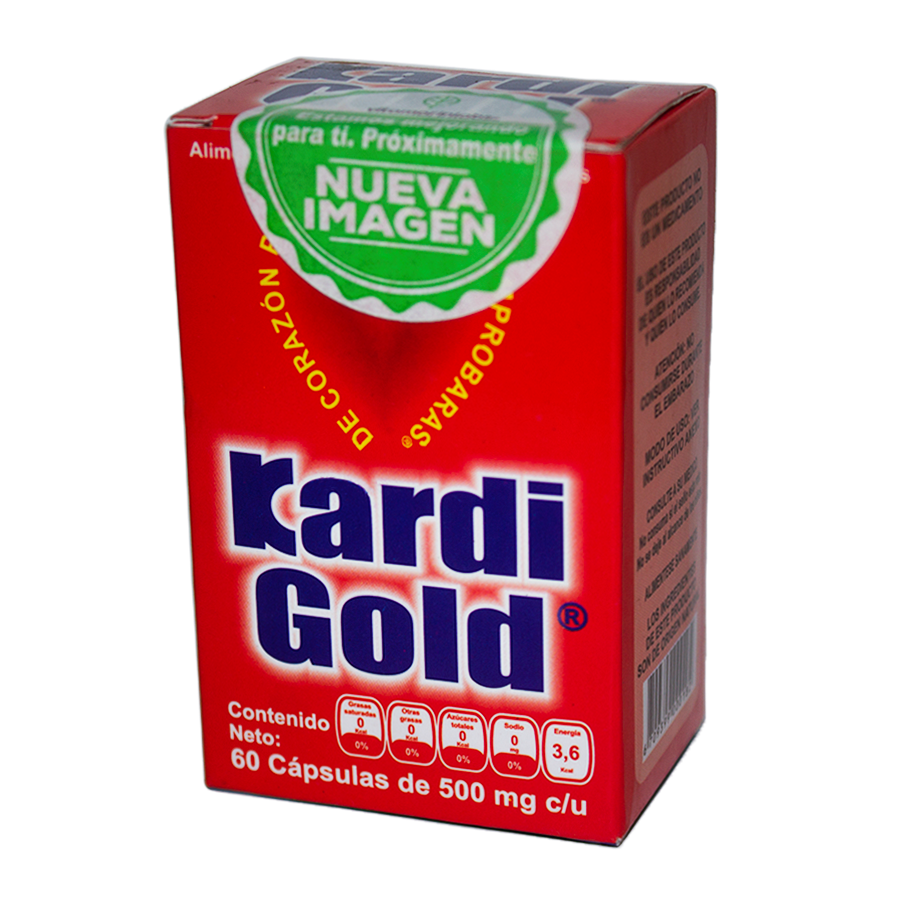 Kardi Gold; 60 Capsulas de 500mg, BioLife.