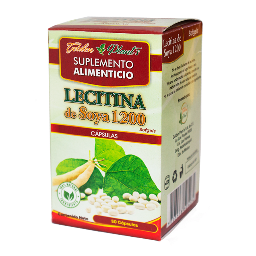Lecitina de Soya 50 Cápsulas, Golden Plants