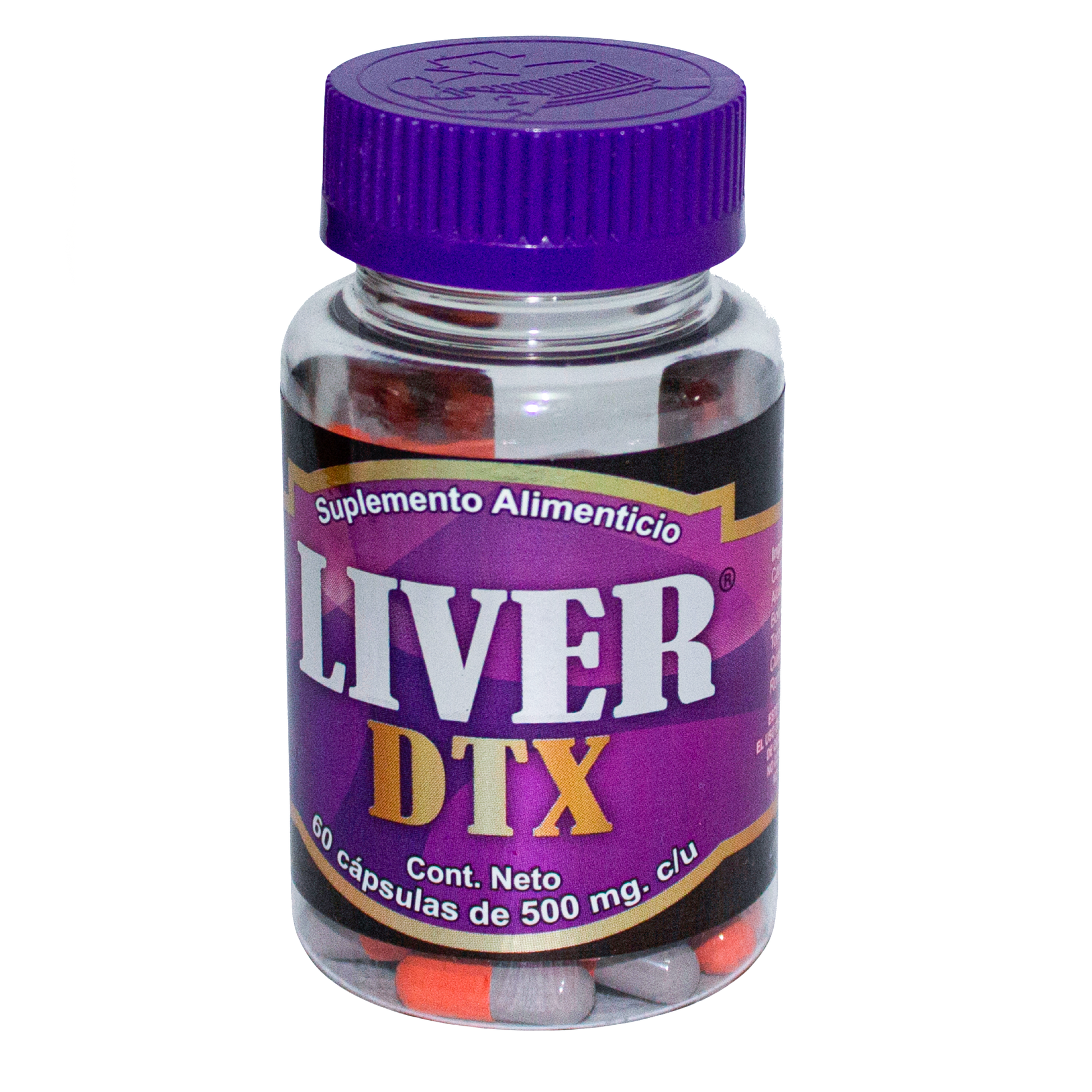 Liver DTX; 60 Cápsulas de 500mg, Naturistas Unión.
