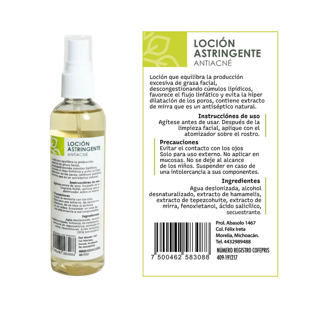 Loción Astringente; 125 ml, Cical.