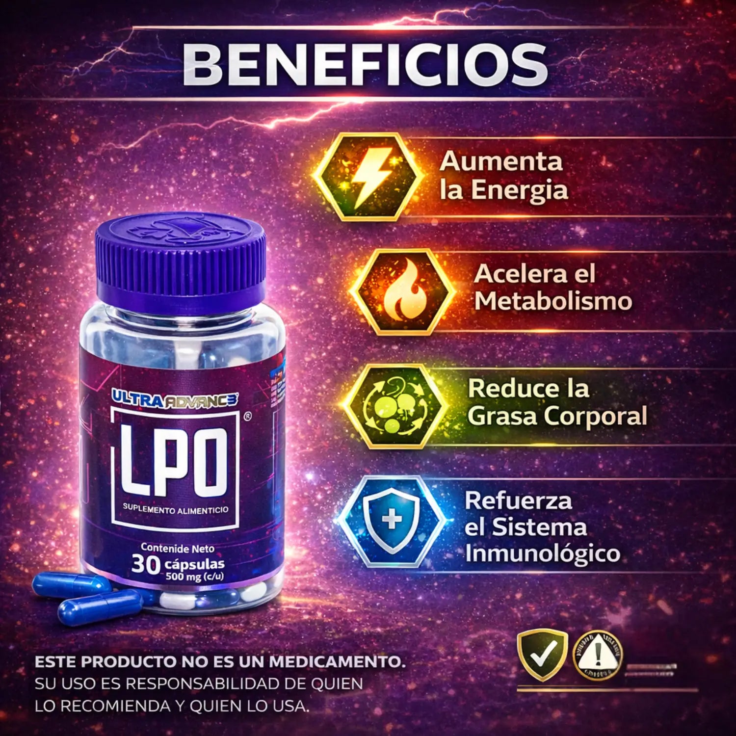 Lipo Ultra;30 Capsulas, Union.