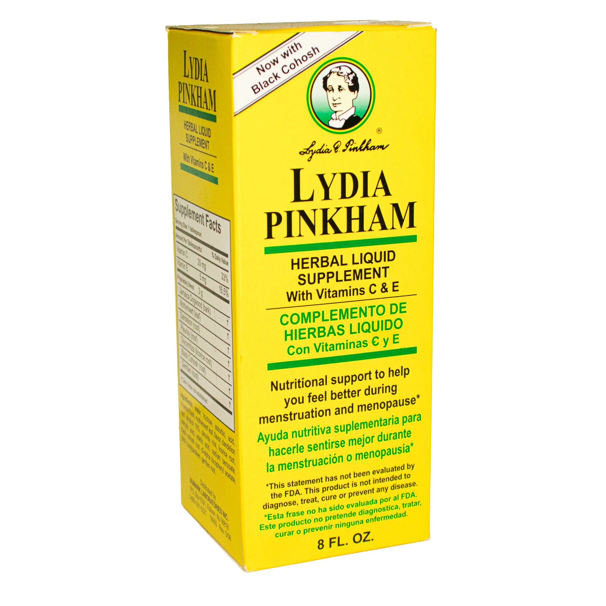 Sup. Herbal Liquido Lydia Pinkham; 8oz