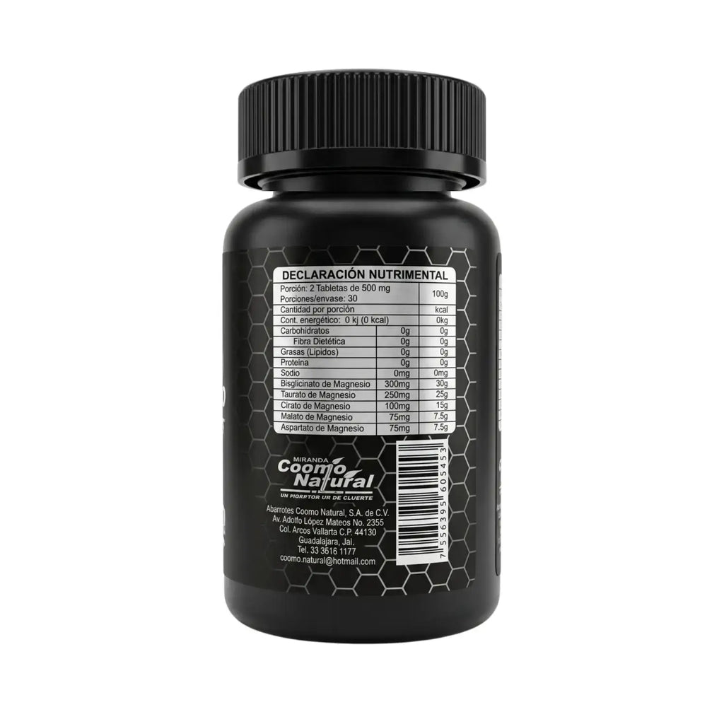 Magnesio Complex; 60 Tabletas; Cosmo Natural