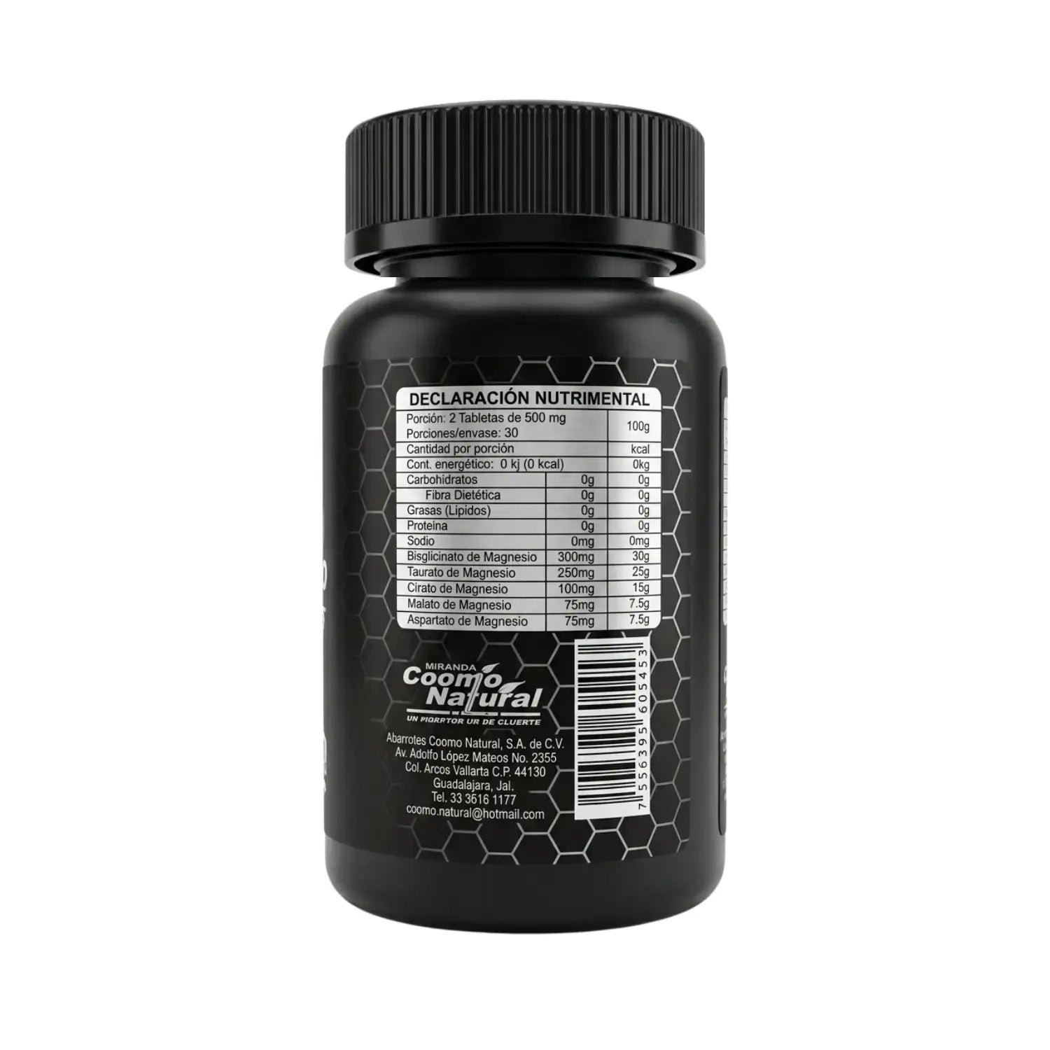 Magnesio Complex; 60 Tabletas; Cosmo Natural