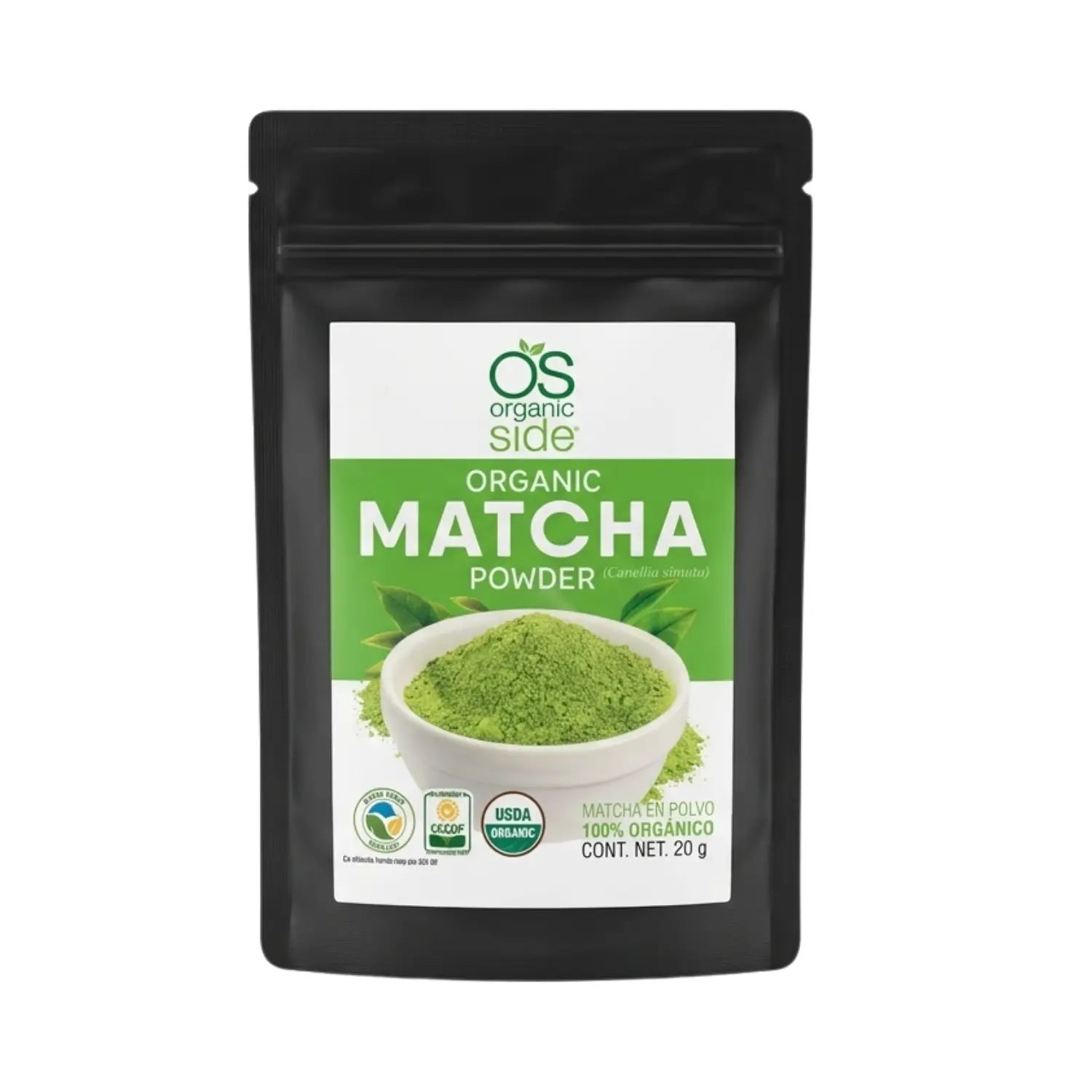 Polvo Matcha; 20gr, Organic side