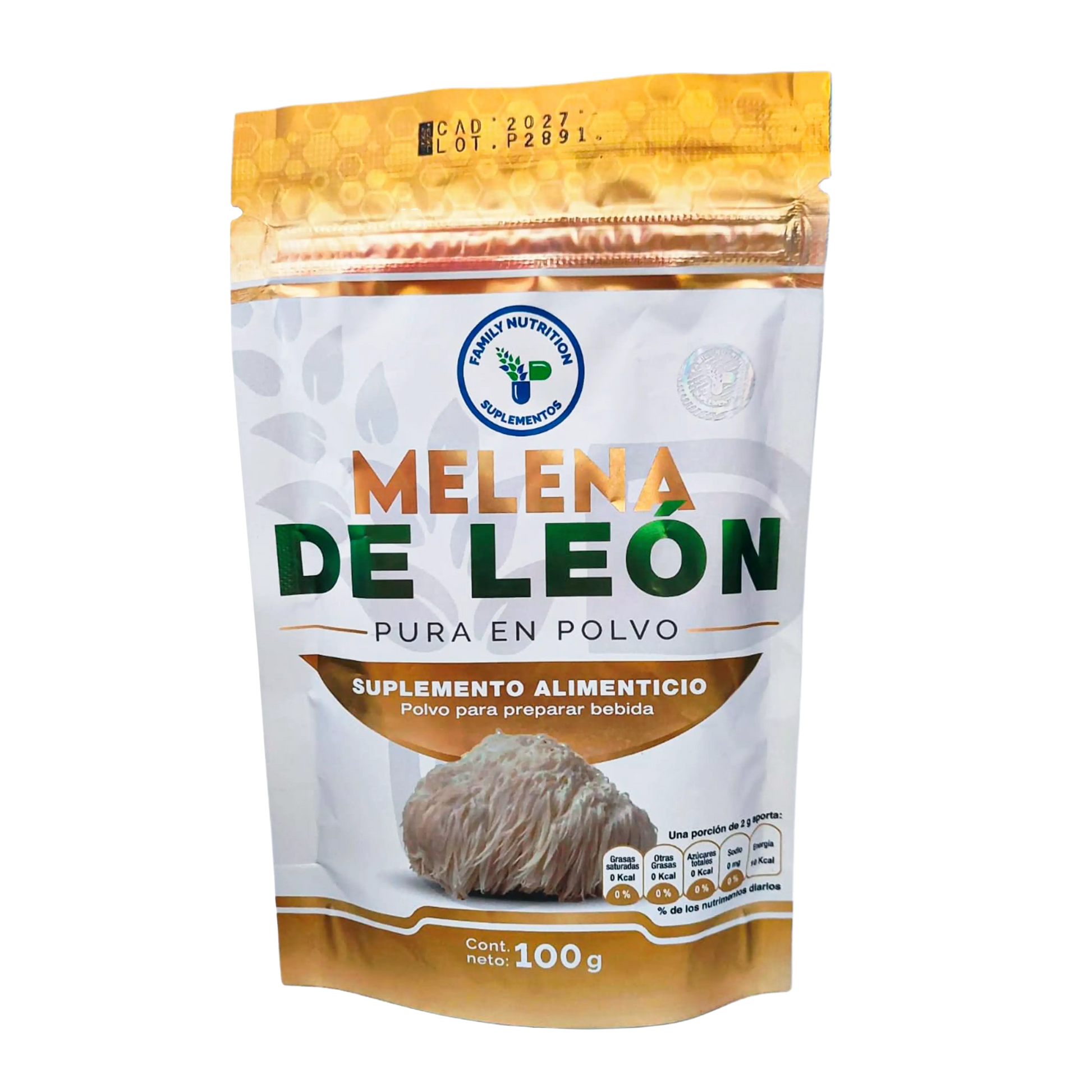 Melena de Leon; 100gr; Nutrition