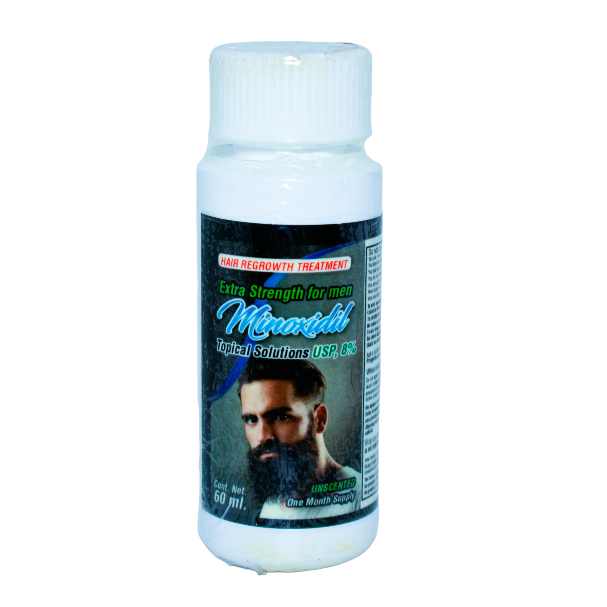 Minoxidil al 8%; 60ml, NATURAL LIFE.