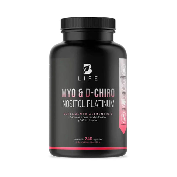 Myo y D- Chiro Inositol platinum; 120 Cápsulas, BLIFE