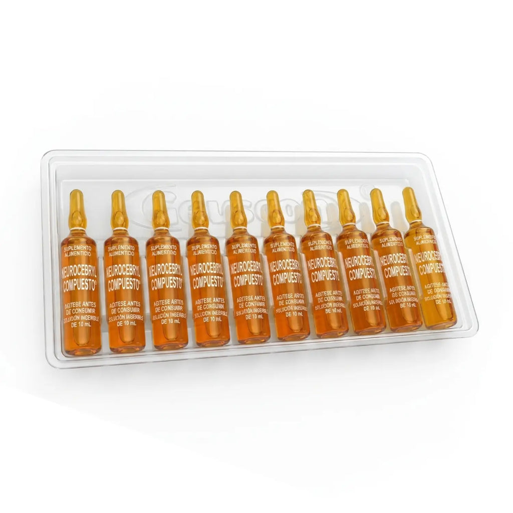 Neurocebryl compuesto; 10 ampolletas de 10mL; Geysson