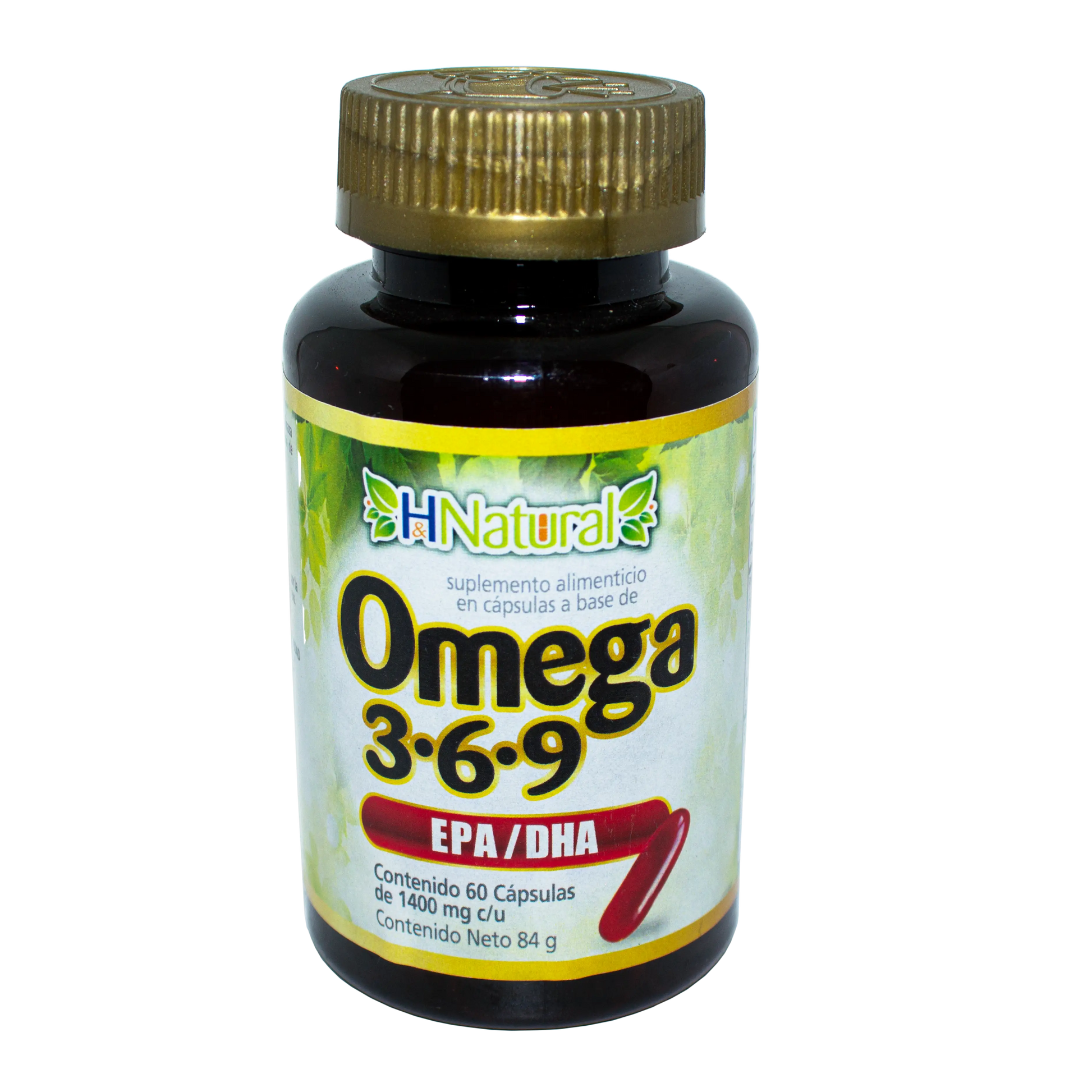 Omega 3,6 y 9; 60 Capsulas, HEALTHIER.