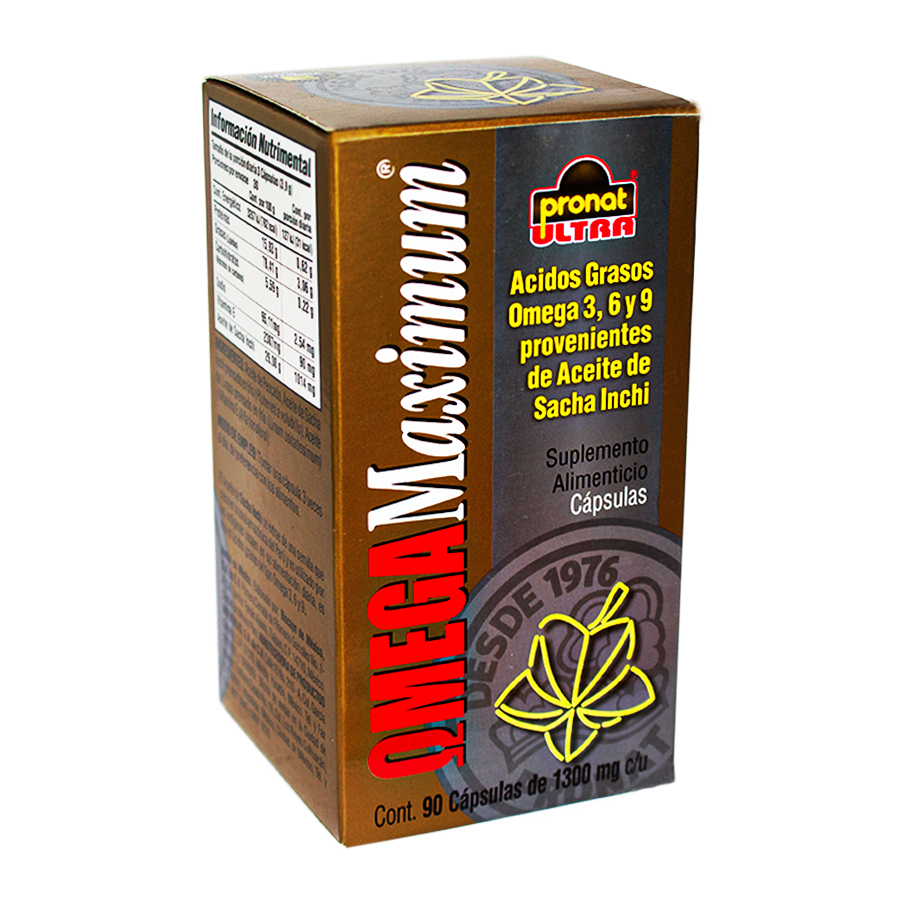 Omega Maximum; 90 caps de1300mg; Pronat