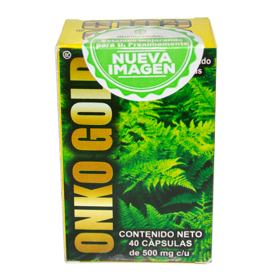Onko Gold; 40 Capsulas de 500mg, Biolife.