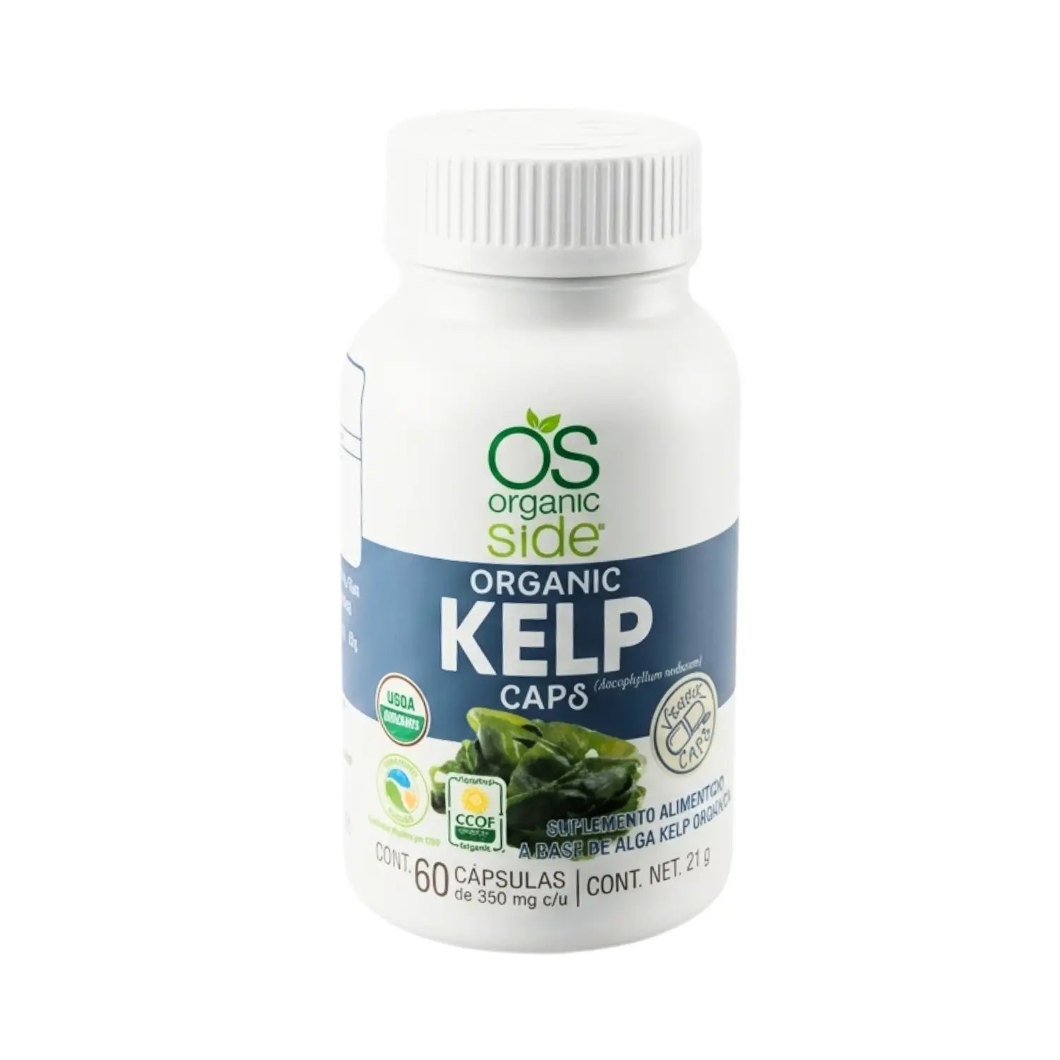 Kelp (Alga) ; 60 Cápsulas, Organic Side.