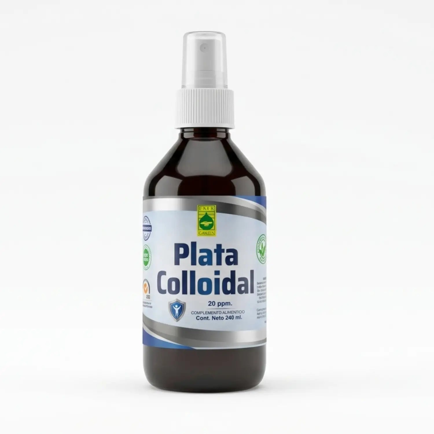 Plata Colloidal; 240ml, Energreen.