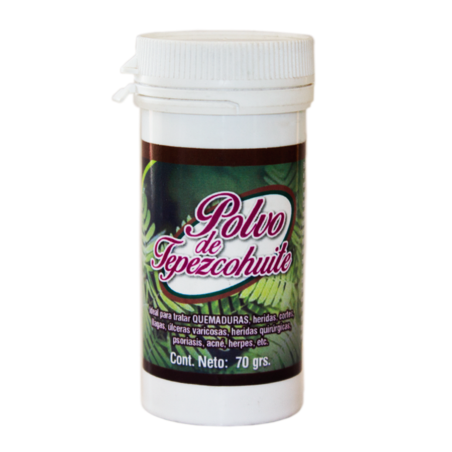 Polvo de Tepezcohuite; 70gr, Natural Life.