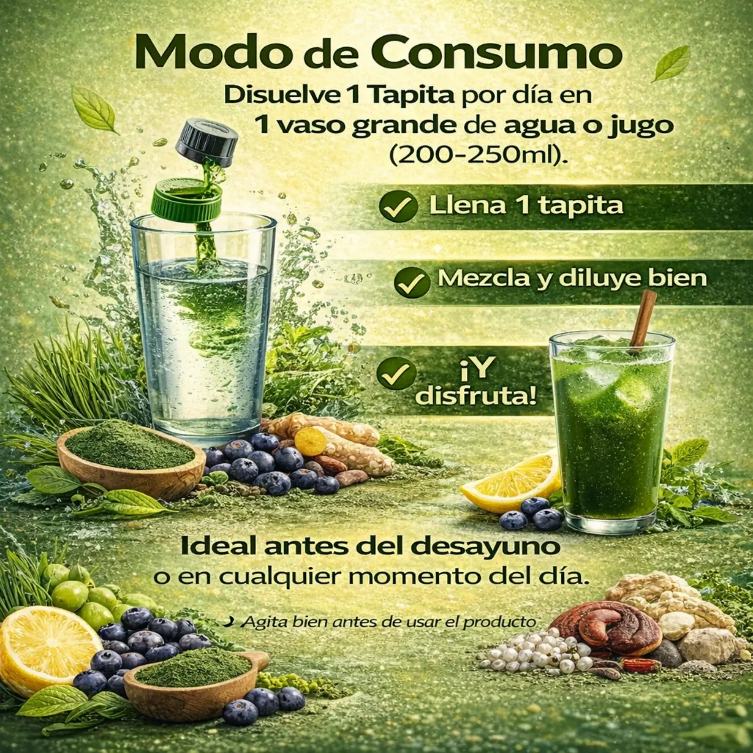 Tónicos  Raiz de Vida; 1Lt.