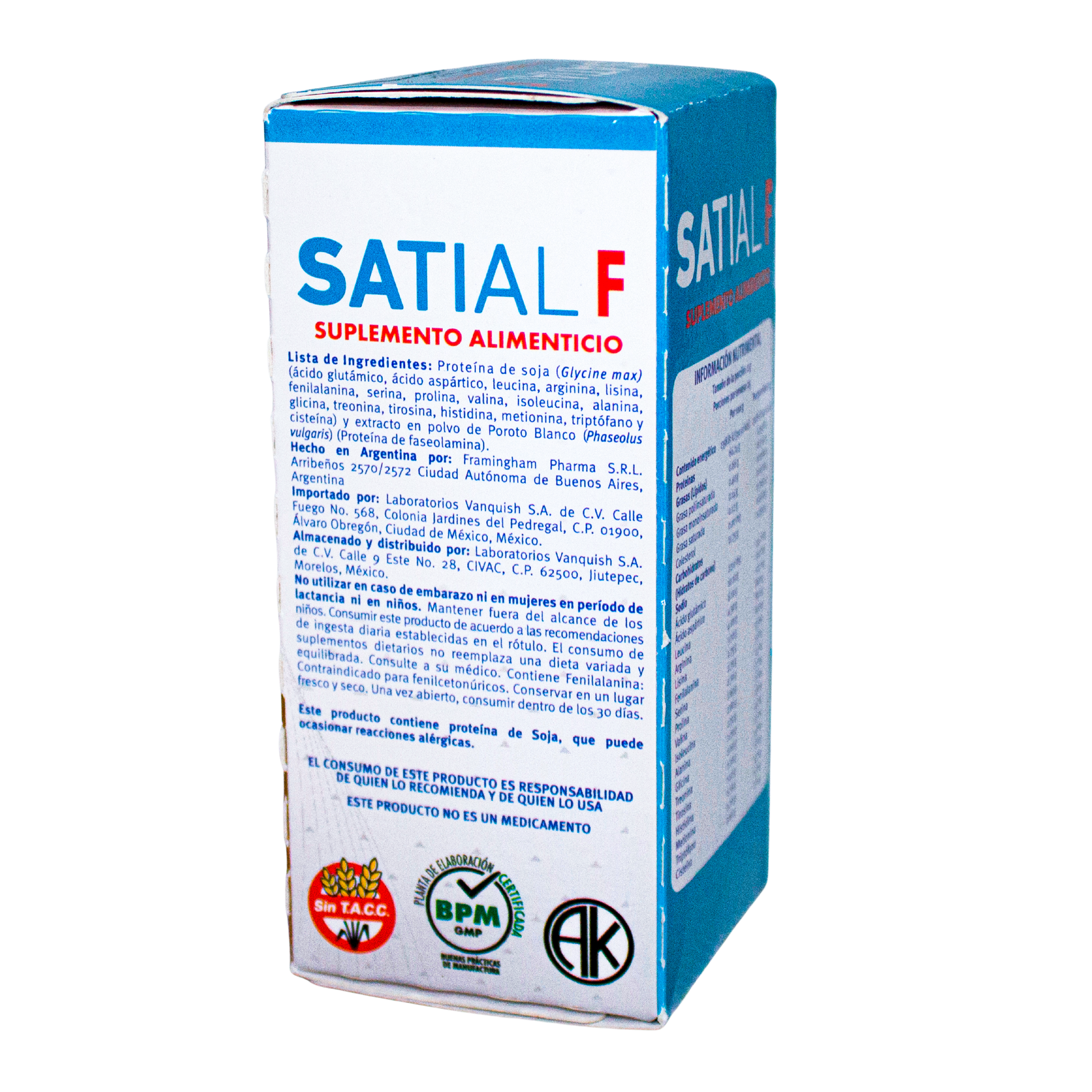 Satial F polvo 50g Vanquish