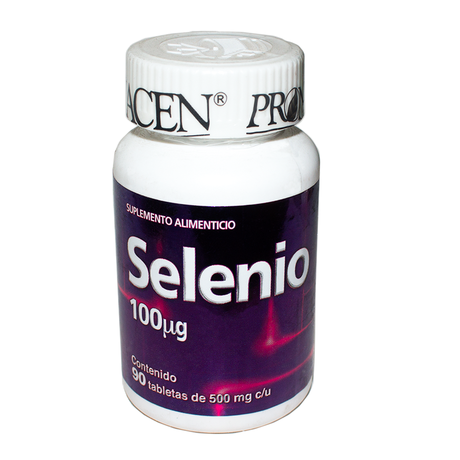 Selenio; 90 Tabletas de 500mg; Pronacen.