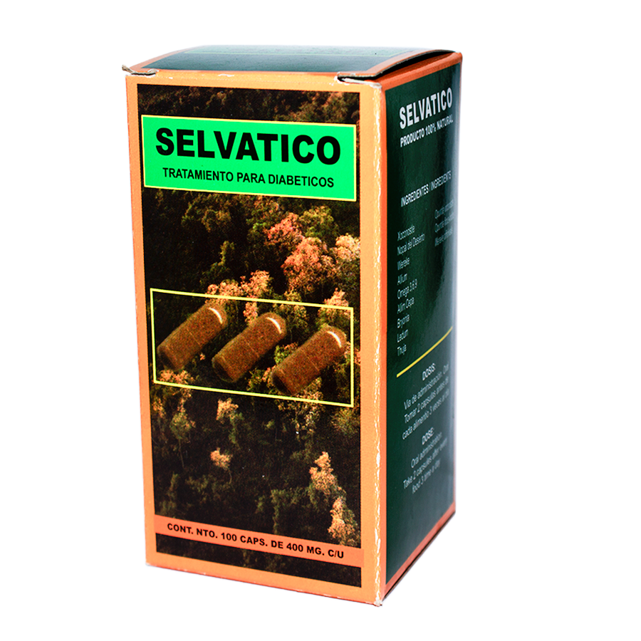 Selvatico; 100 Capsulas, Azteca.