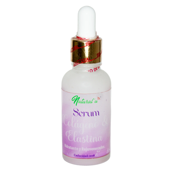 Serum Colágeno y Elastina; 30ml Natural U.