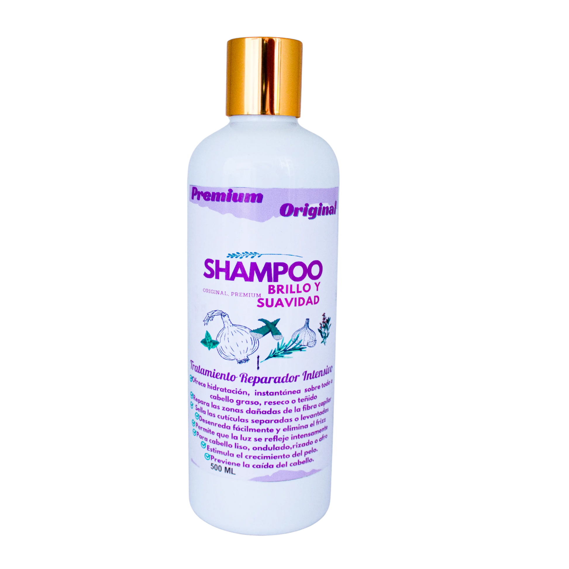 Shampoo Brillo y Suavidad; 500ml, Orgaic Santian.
