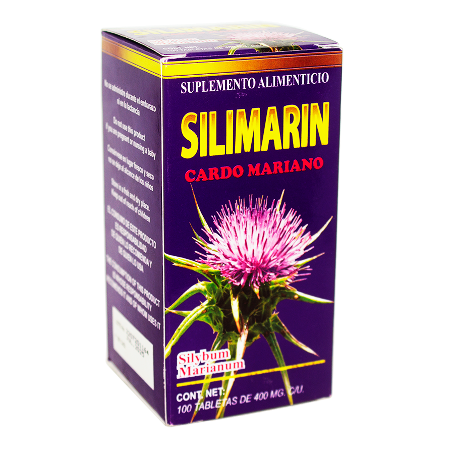 Silimarin Cardo Mariano;100 Tabletas, Azteca.