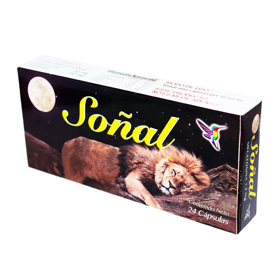 Soñal, 24 capsulas , Medicamentos Naturales.