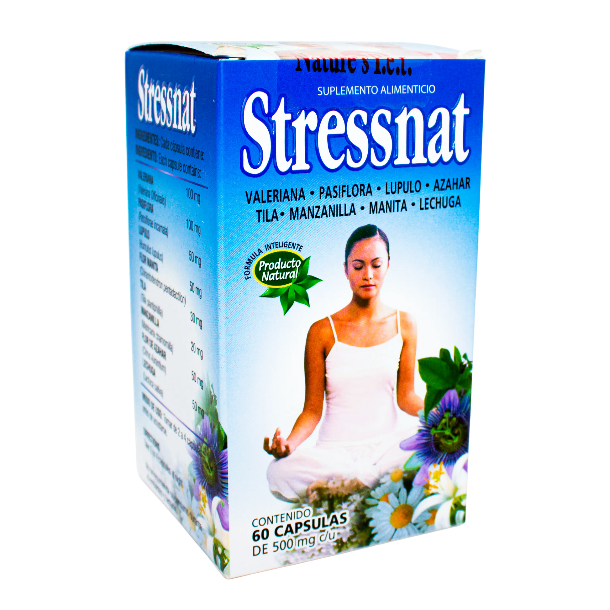 Stress Nat; 60 capsulas, NATURES PET.