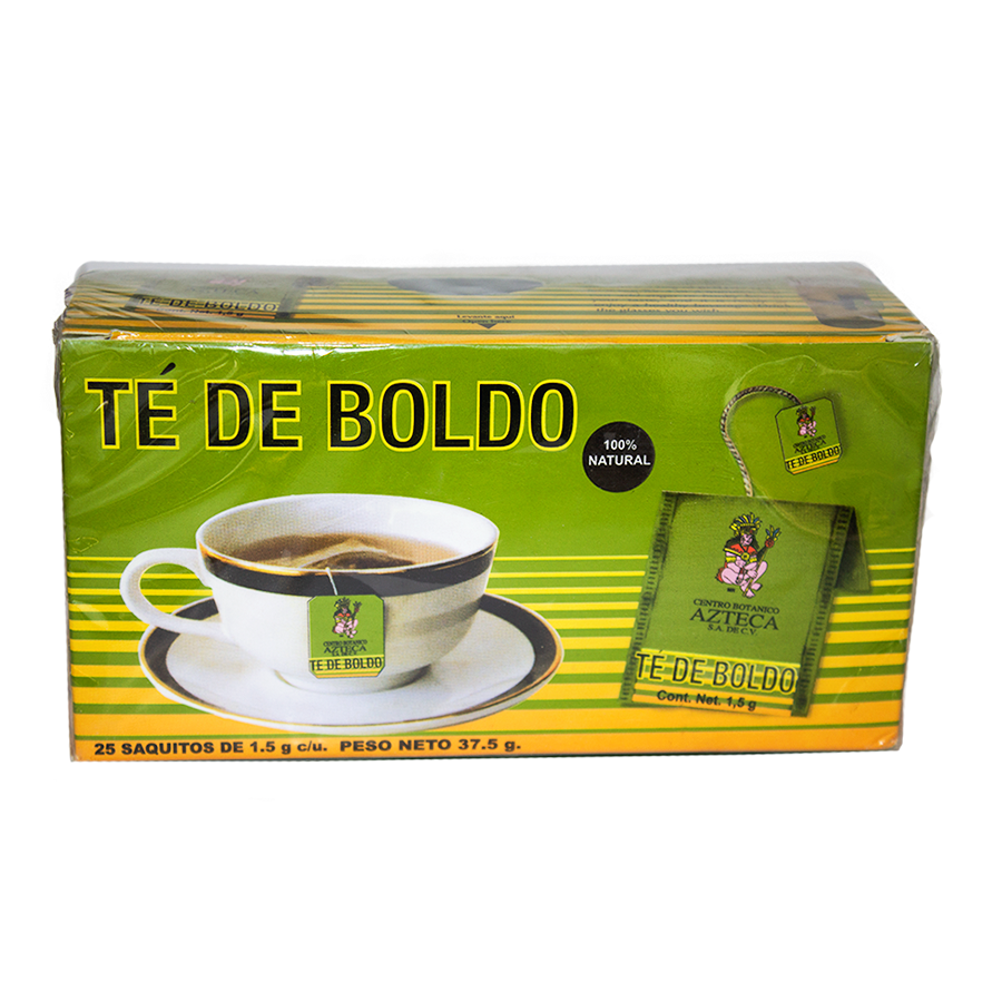 Té de Boldo; 25 sobres 1.5 g c/u; Azteca