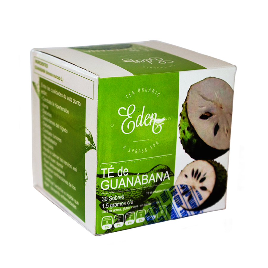 Té de Guanábana; 30 sobres de 1g; Eden