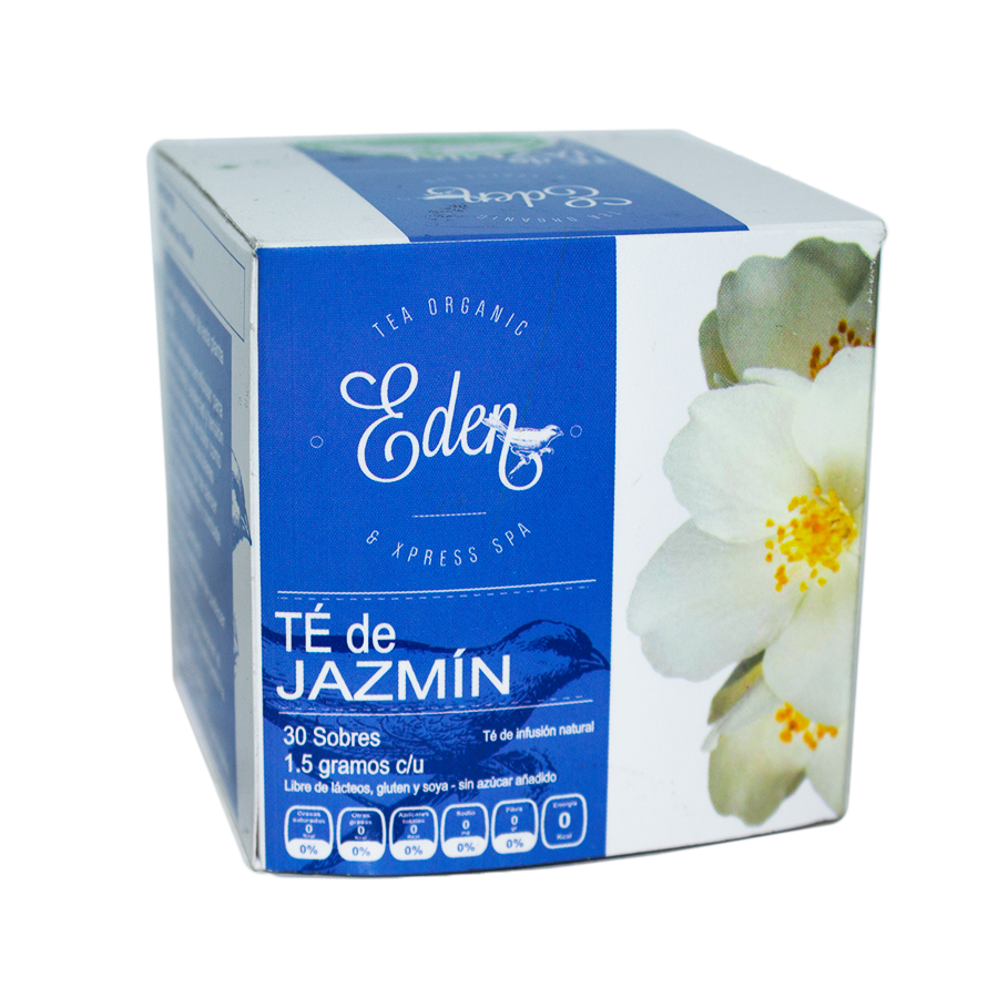 Té Jazmin; 30 Sobres de 1.5gr, Eden.