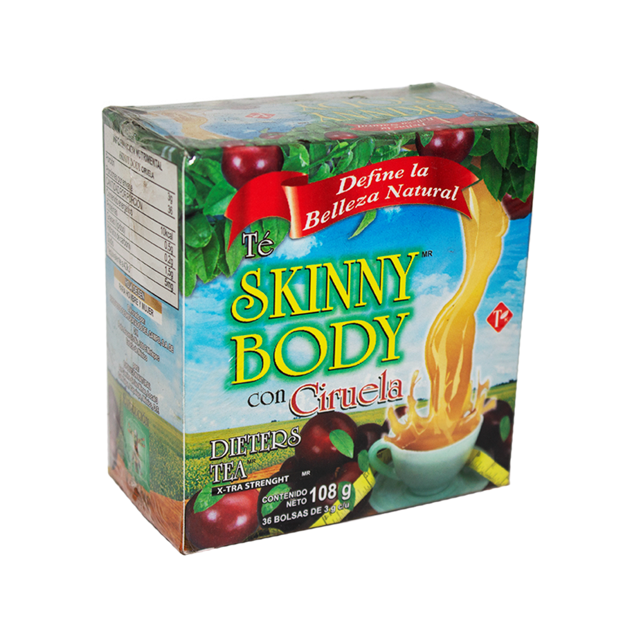 Té Skinny Body con Ciruela; 36 sobres de 3g; Dieters
