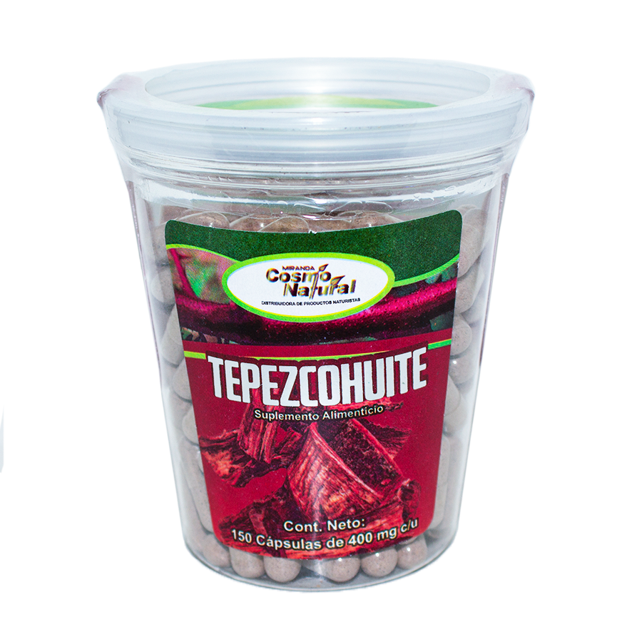 Tepezcohuite; 150 Capsulas, Cosmo Natural.