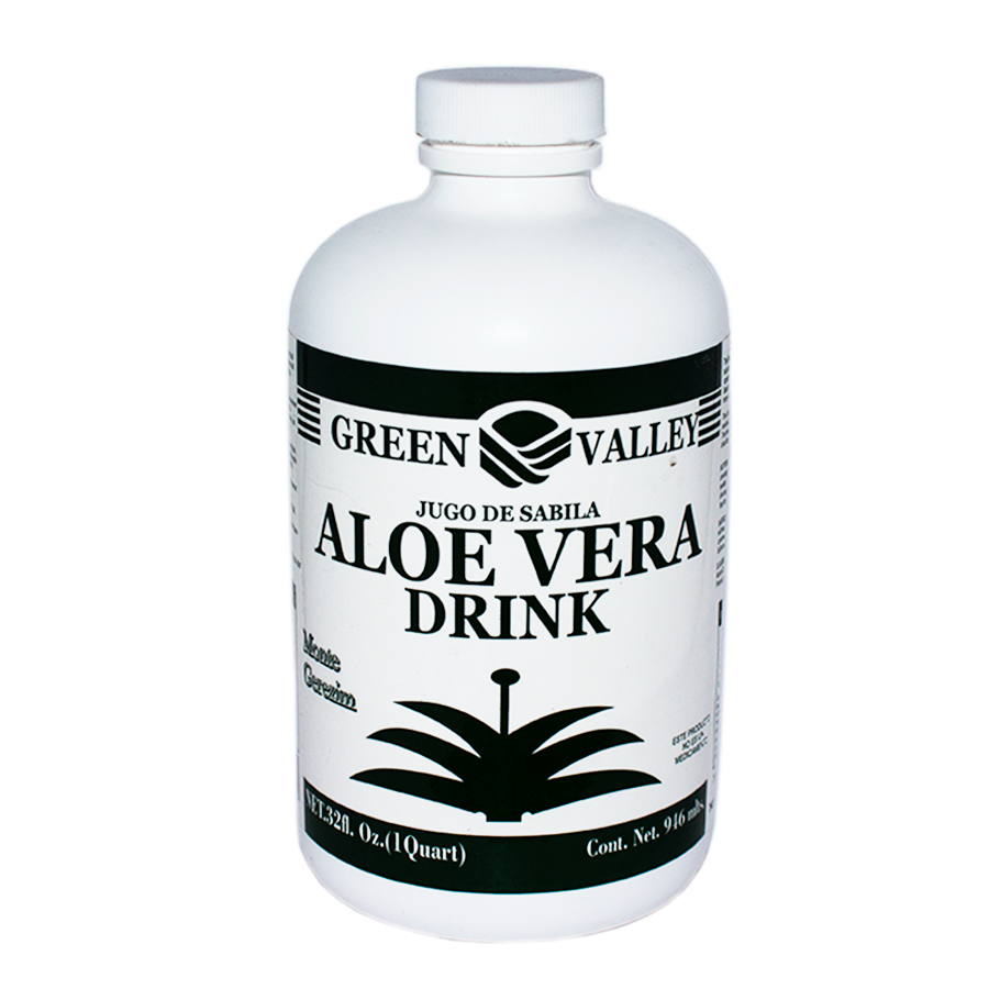 Áloe Vera Drink; 916ml, Green Valley.