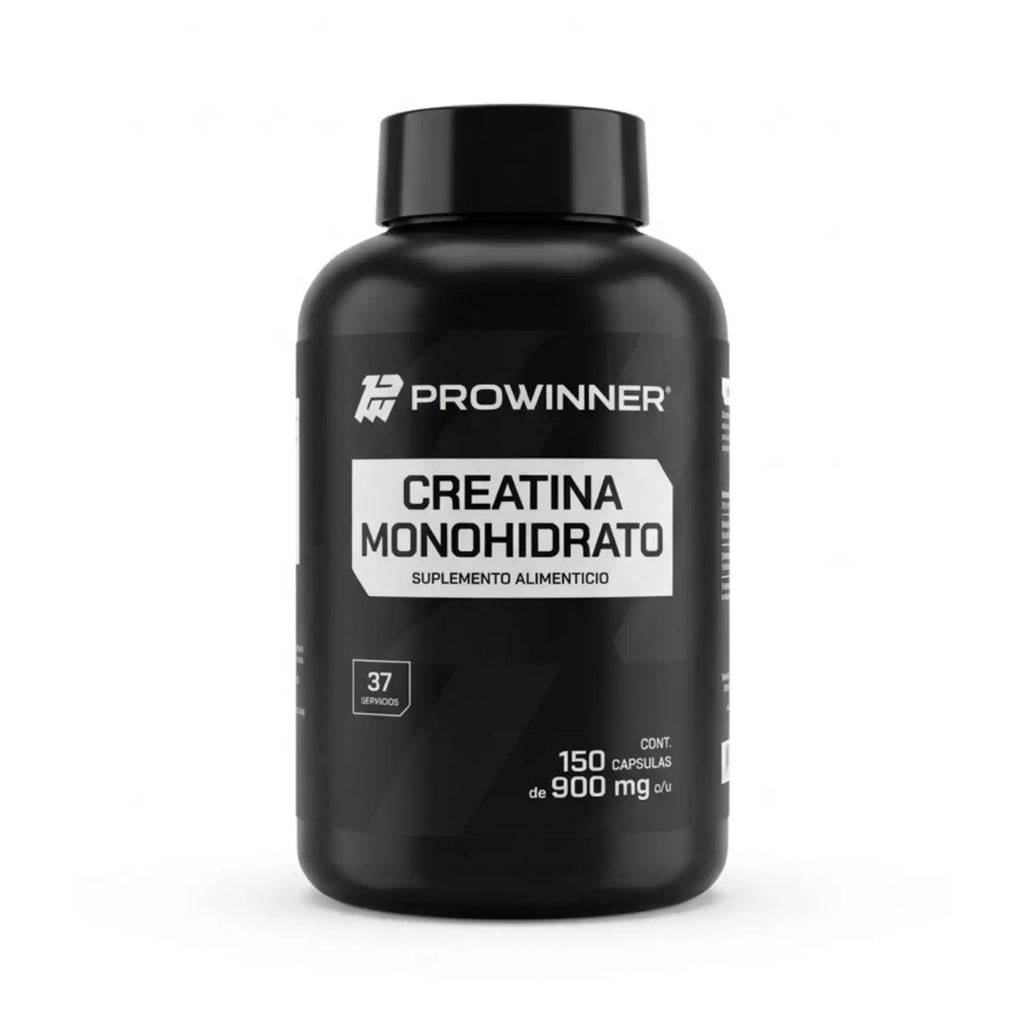 Creatina Monohidrato; 150 Capsulas de 900 mg; Pro Winner.