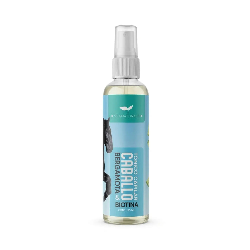 Tonico Capilar Caballo con Bergamota y Biotina; 125ml; Shanaturals