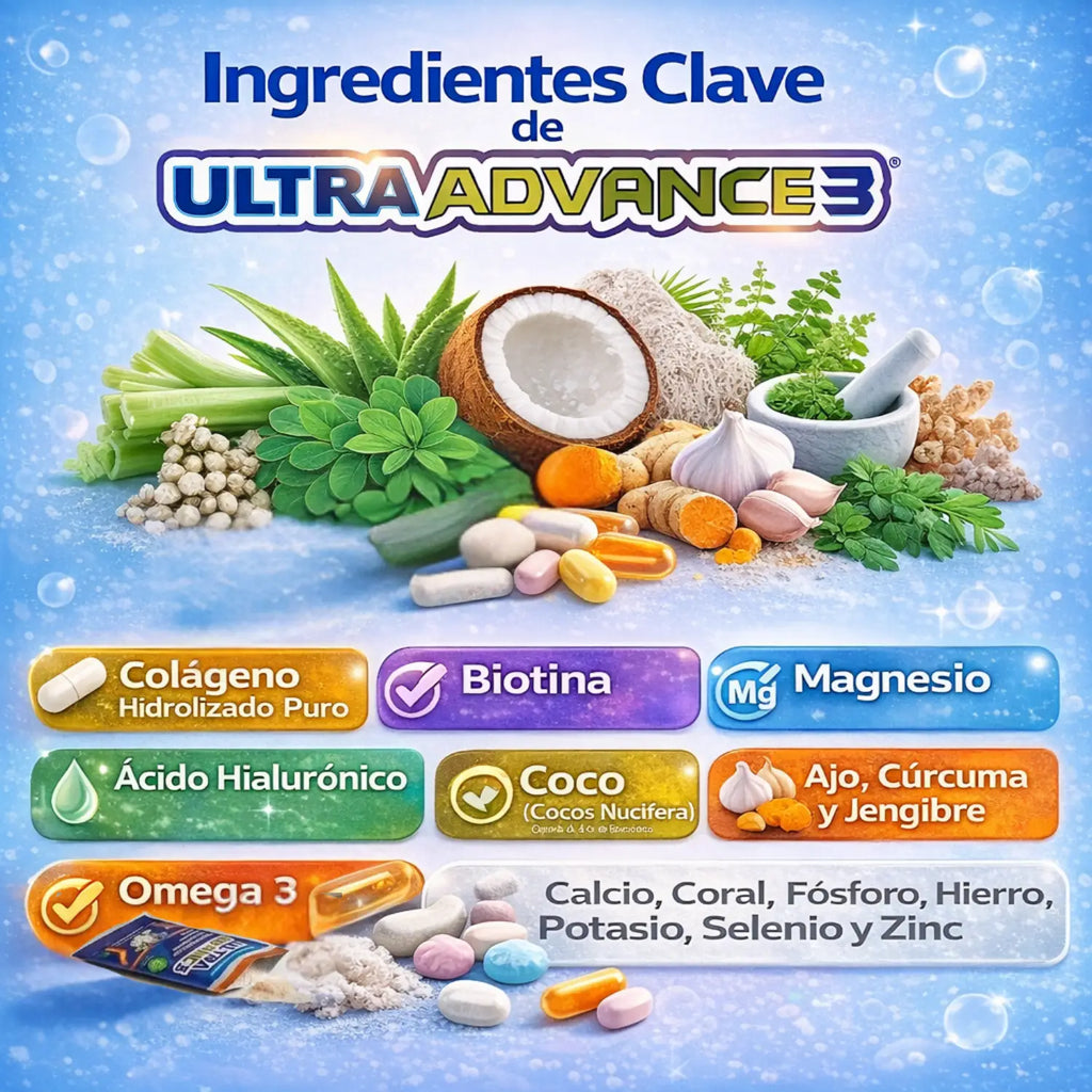 Ultra Advance Colageno; 440g, Naturistas Unión.