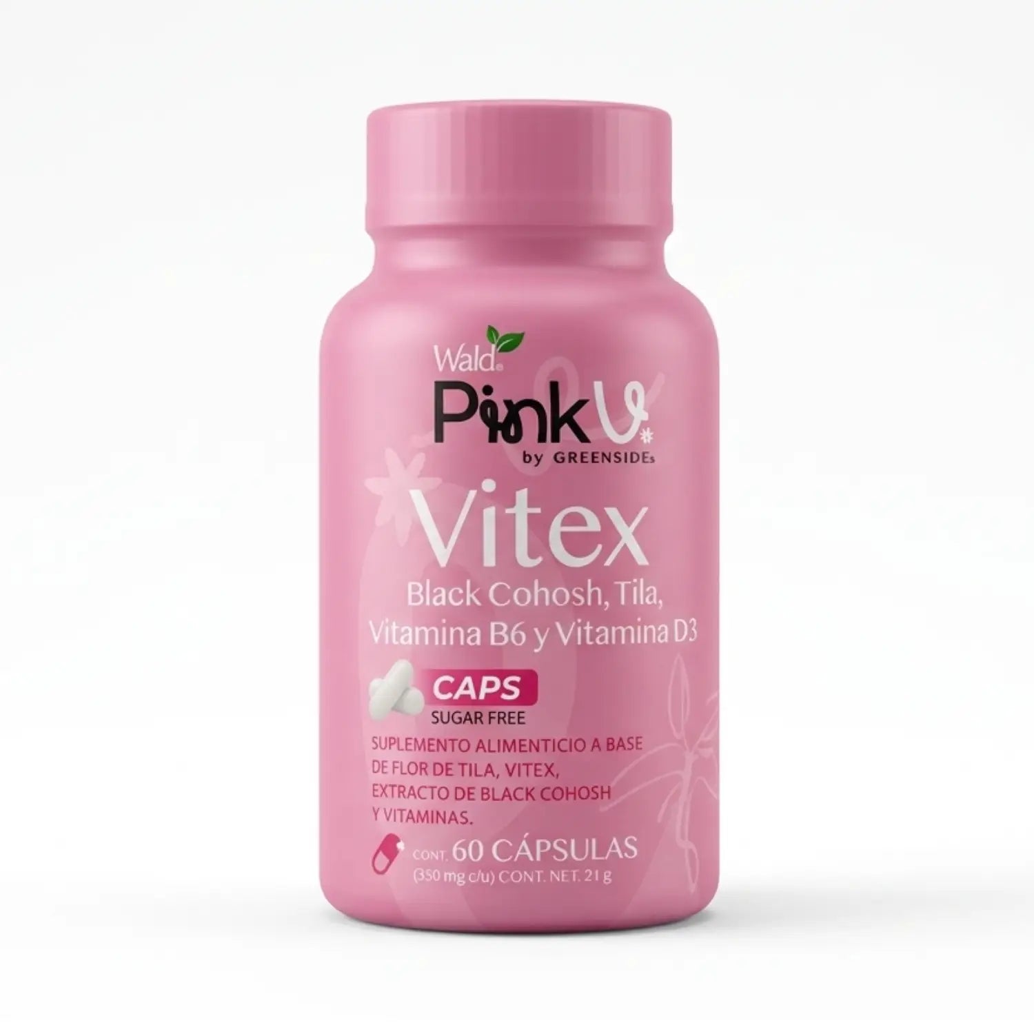 Pink U Vitex; 60 Capsulas, Greenside.