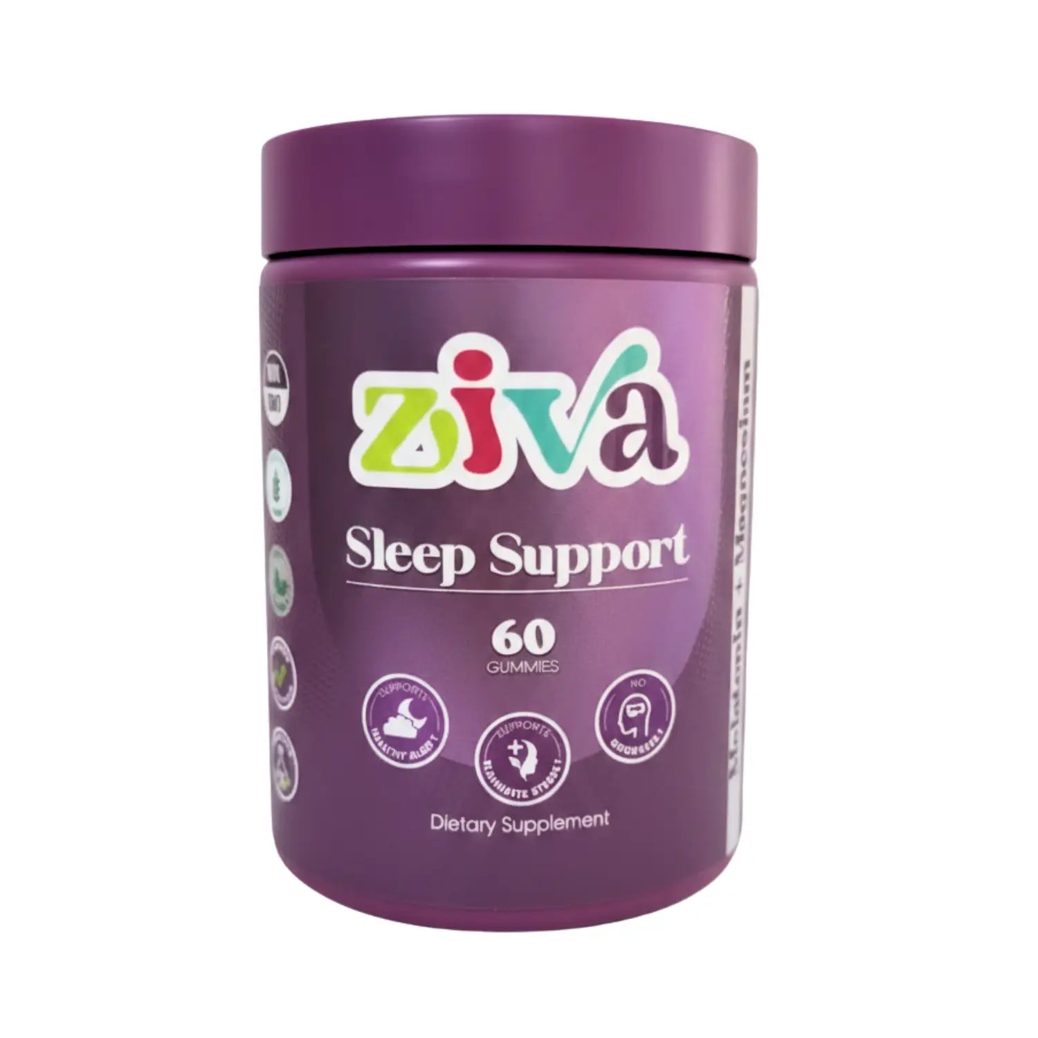 Ziva sleep support ; 60 gomitas.