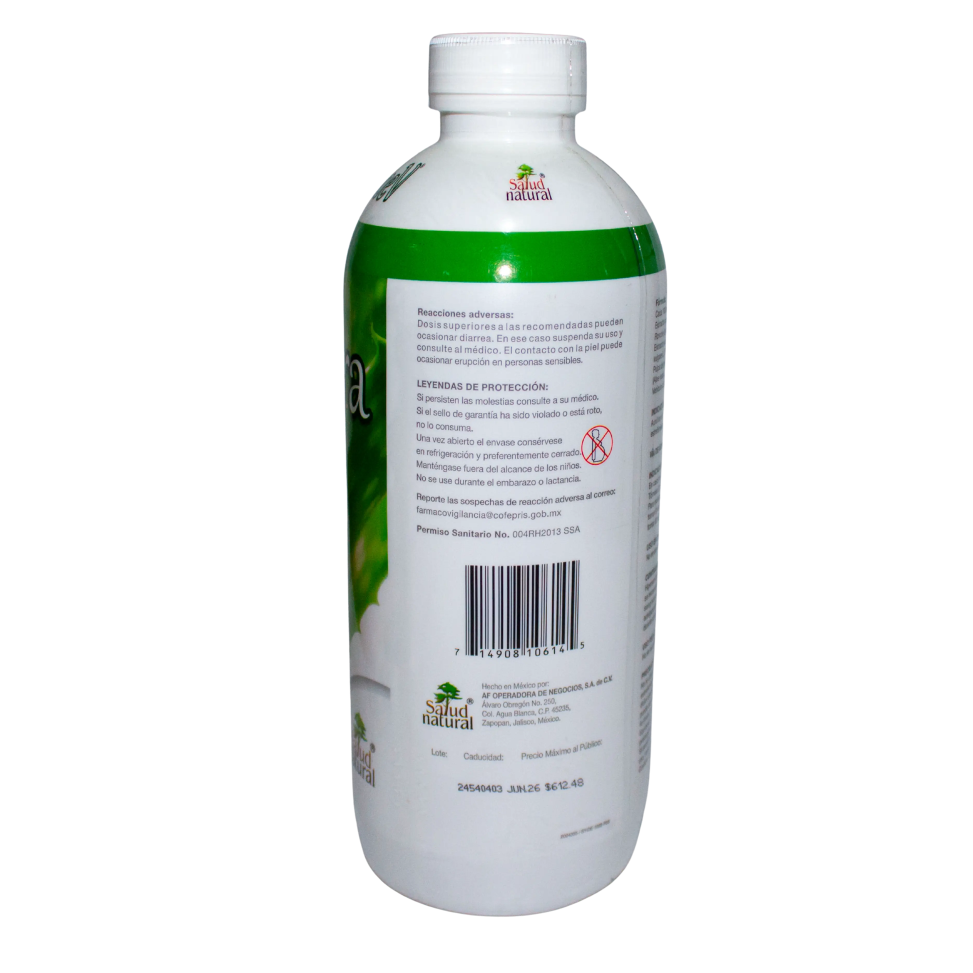 Aloe Vera, Jengibre e Hinojo; 1L; Salud Natural