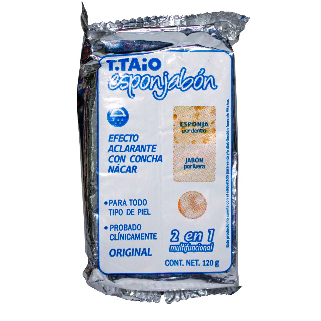 Esponjabón Concha Nacar;120mg,  T-Taio.