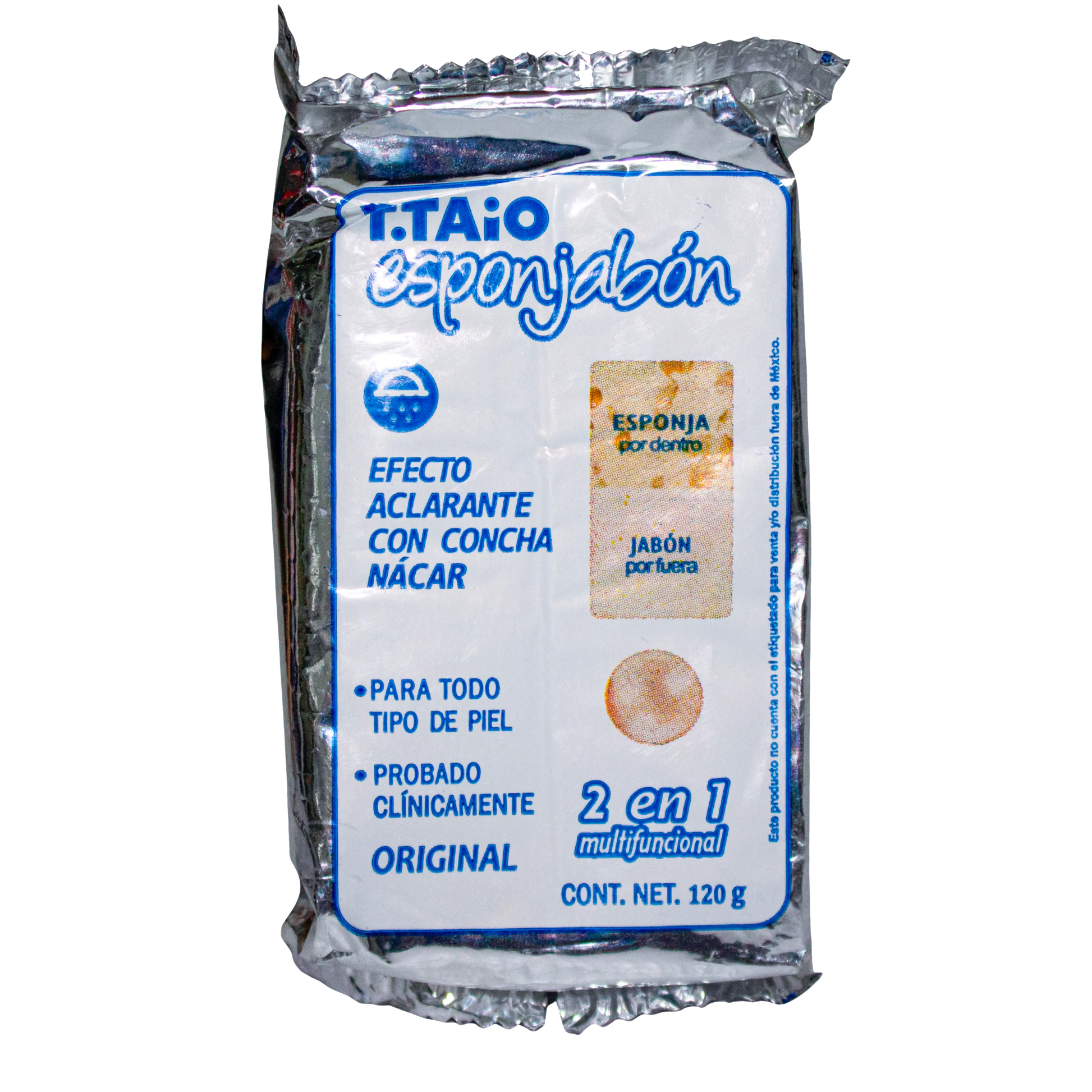 Esponjabón Concha Nacar;120mg,  T-Taio.