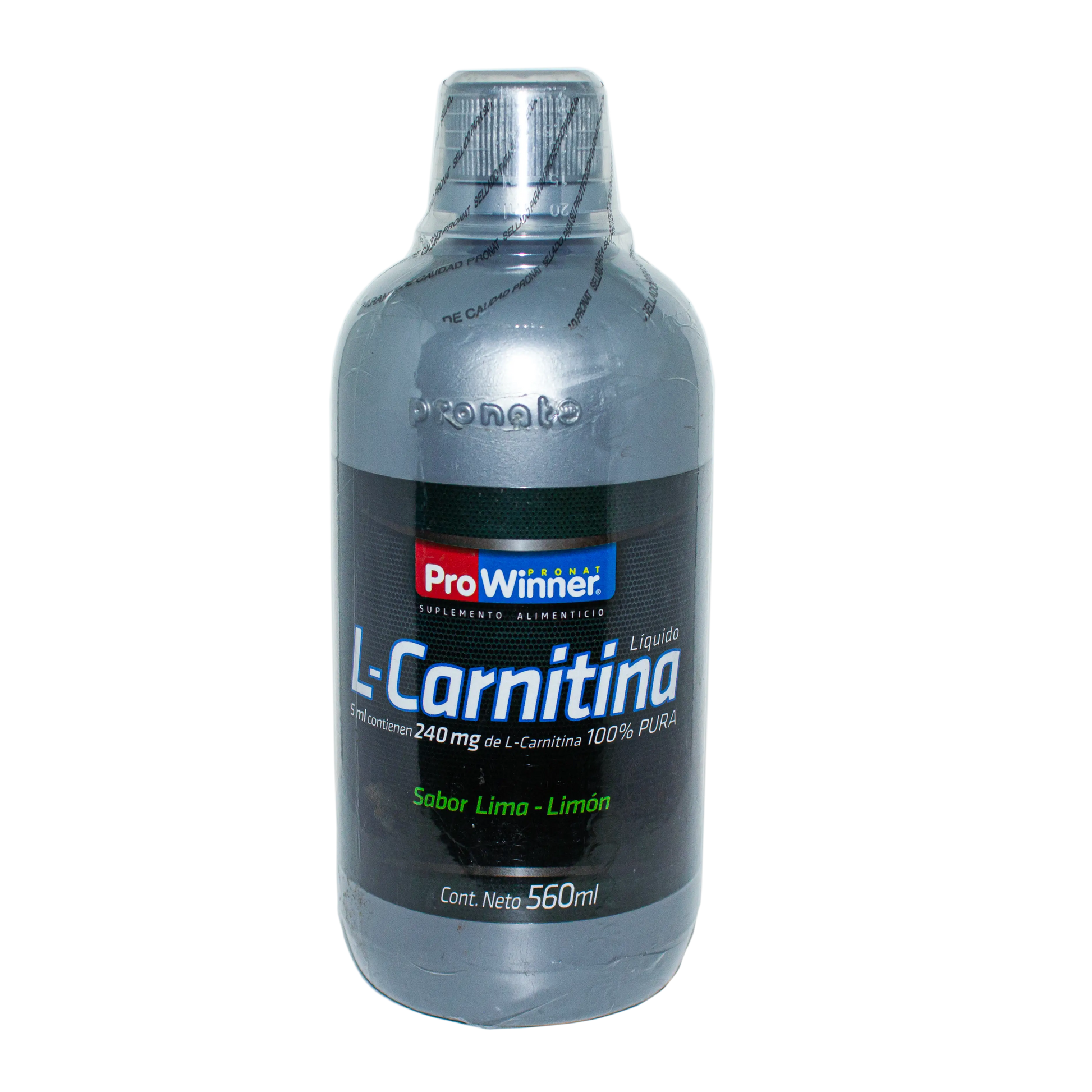 L Carnitina; 560ml, Limón, PROWINNER.