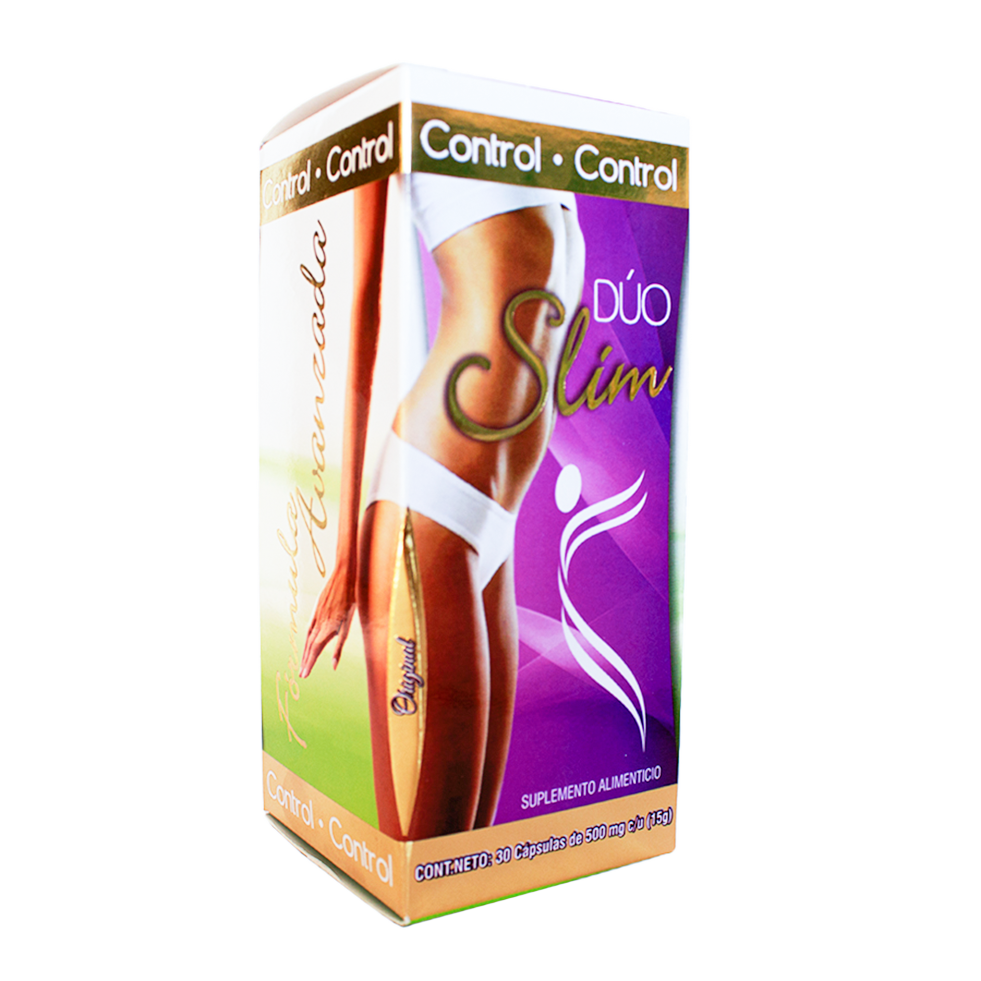 Duo Slim; 30 Capsulas de 500mg, La flor de Oro.