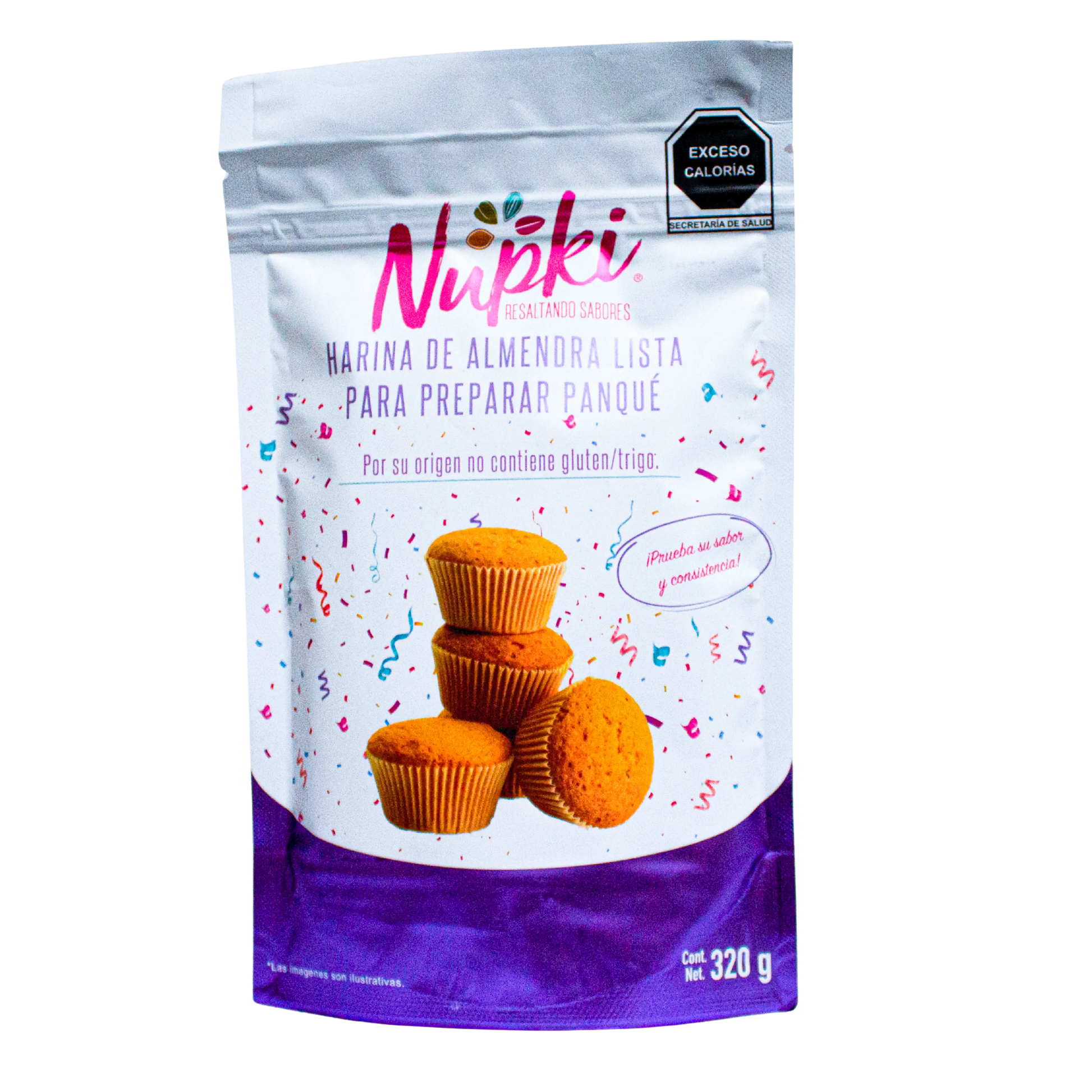 Harina de almedras 320g Nupki