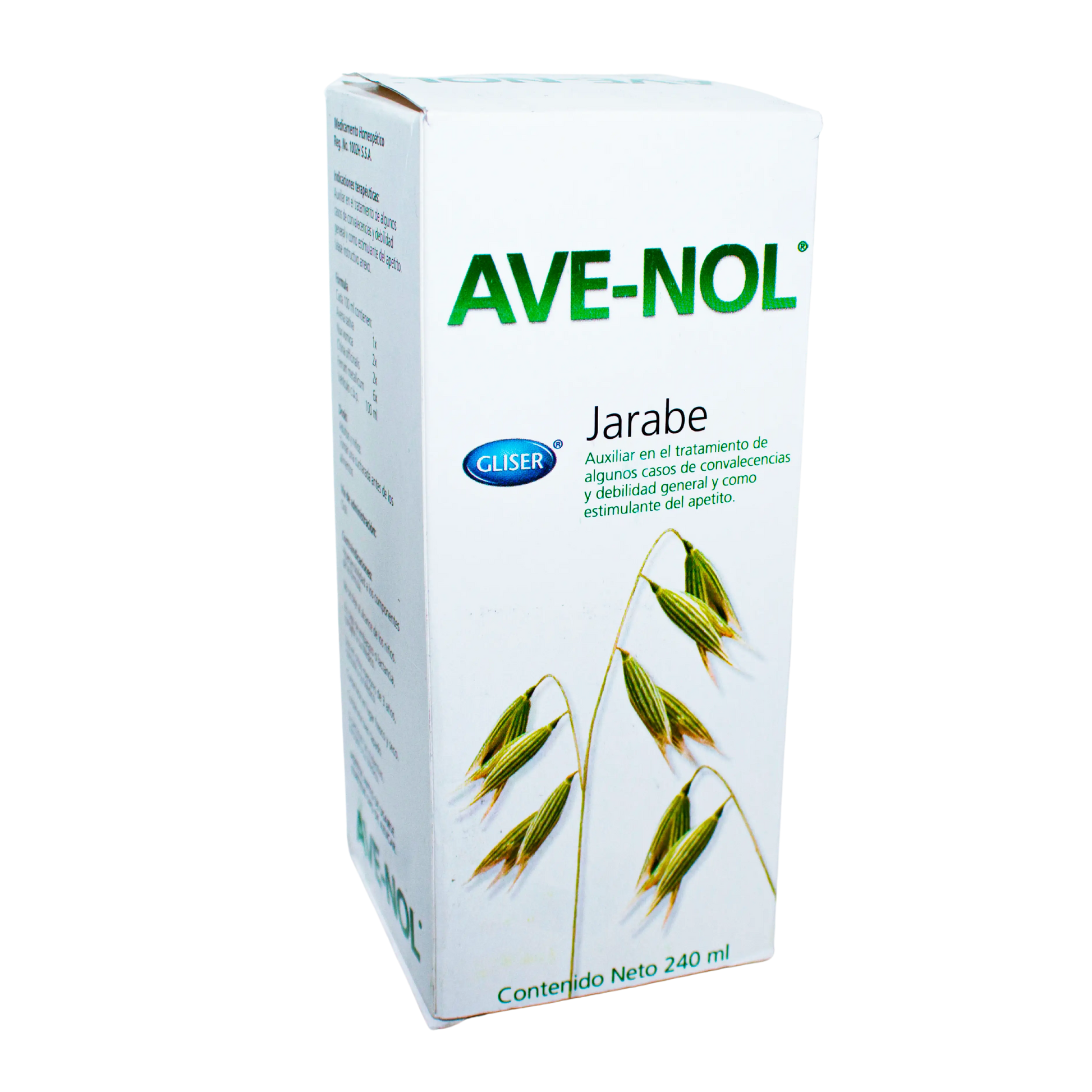 Jarabe Avenol; 240ml, Gliser.