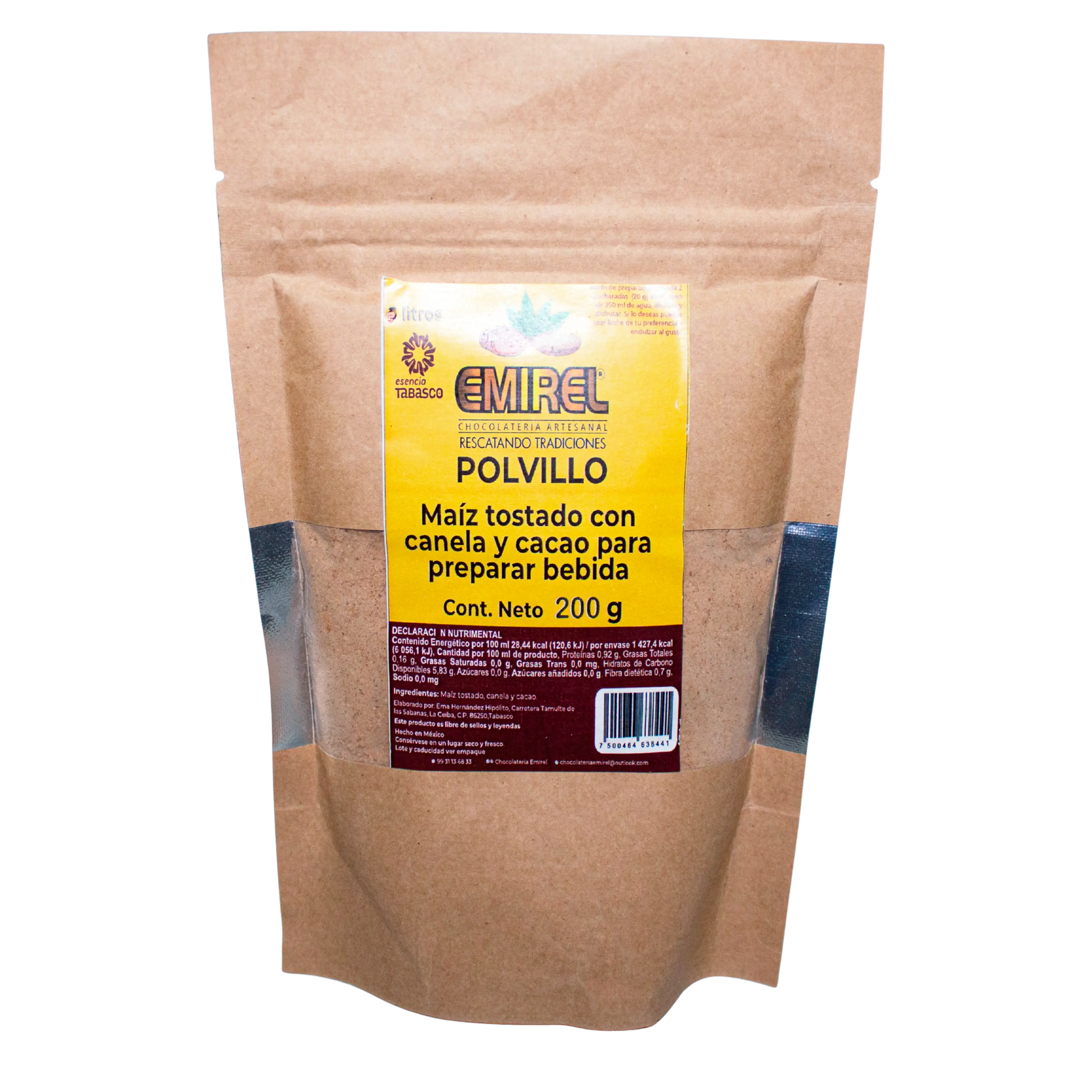 Bolsa de polvillo 200gr; Emirel