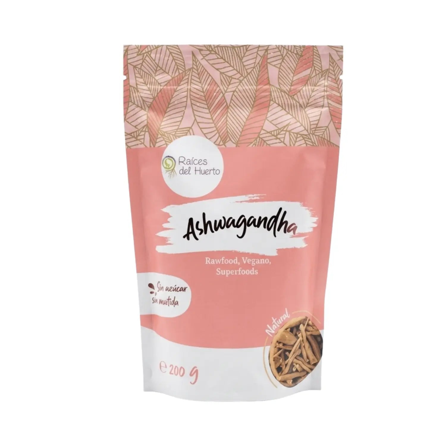 Polvo Ashwagandha; 200gr, Raices del Huerto.
