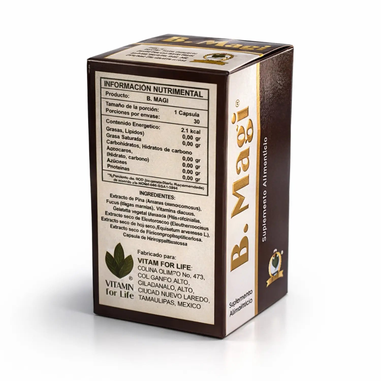 B.Magi; 30 Cápsulas de 500mg, ForLife.